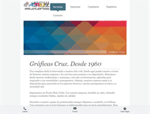 Tablet Screenshot of graficascruz.com